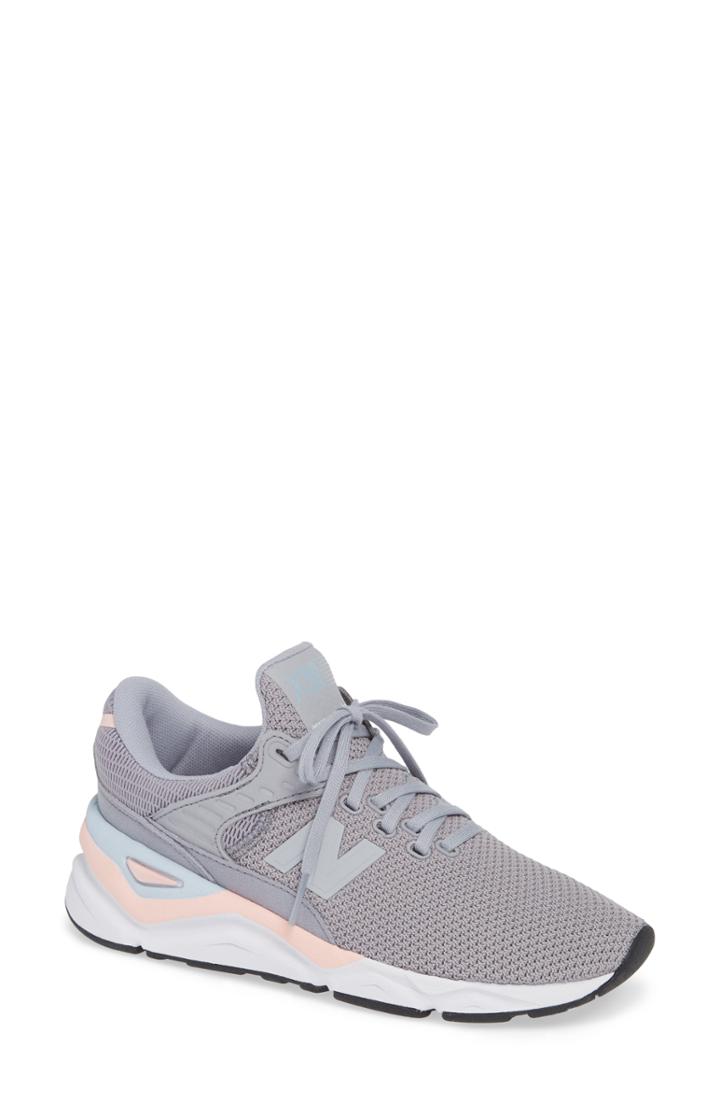 Women's New Balance X-90 Sneaker .5 B - Grey