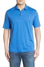 Men's Tommy Bahama 'portside Player Spectator' Regular Pima Cotton Polo, Size - Blue