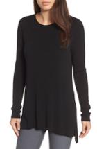 Women's Eileen Fisher Crewneck Sweater, Size - Black