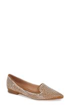 Women's Linea Paolo Portia Studded Loafer M - Beige