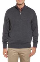 Men's Bobby Jones Cable Wind Wool Sweater - Grey