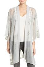Women's Chelsea28 Velvet Kimono /small - Blue/green