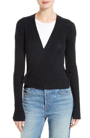 Women's La Vie Rebecca Taylor Ballet Wrap Cardigan - Black