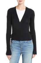 Women's La Vie Rebecca Taylor Ballet Wrap Cardigan - Black