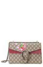 Gucci Small Dionysus Floral Gg Supreme Canvas Shoulder Bag - Beige