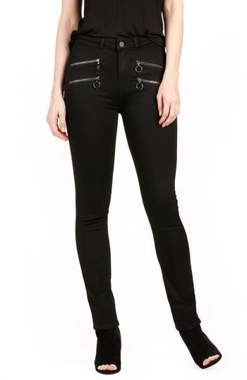 Women's Paige Transcend - Kylo High Waist Skinny Jeans - Black