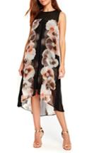 Women's Wallis Pansy Split High/low Overlay Dress Us / 8 Uk - Black