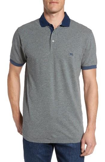 Men's Rodd & Gunn West Dome Contrast Trim Polo - Black