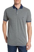 Men's Rodd & Gunn West Dome Contrast Trim Polo - Black