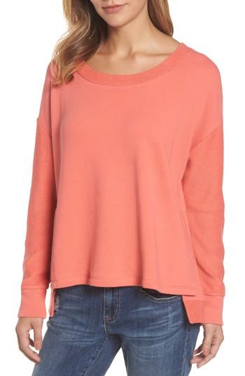 Women's Caslon Relaxed Sweatshirt - Coral