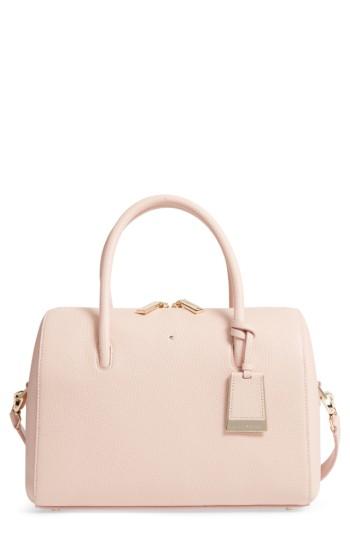 Kate Spade New York Mega Madison Knollwood Drive - Lane Leather Satchel - Beige