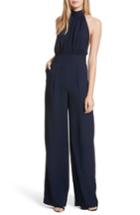 Women's Diane Von Furstenberg High Neck Halter Jumpsuit - Blue
