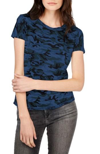 Women's Michael Stars Crewneck Tee, Size - Blue