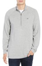 Men's Travis Mathew Basset Quarter Zip Pullover - Grey