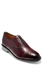 Men's Cole Haan American Classics Kneeland Cap Toe Oxford D - Red
