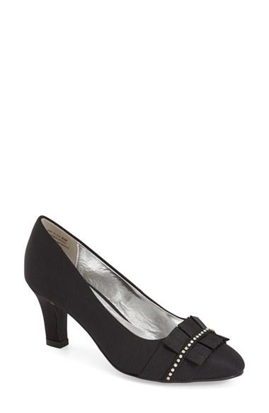 Women's David Tate 'stardust' Jewel Pump .5 N - Black
