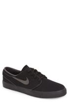 Men's Nike 'zoom - Stefan Janoski Sb' Canvas Skate Shoe .5 M - Black