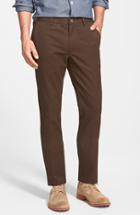 Men's Bonobos Tailored Fit Washed Chinos X 34 - Brown