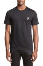 Men's Versace Collection Half Medusa Patch T-shirt - Black