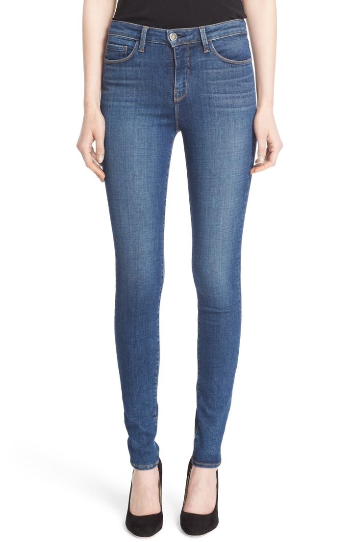 Women's L'agence Marguerite Skinny Jeans - Blue