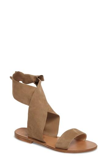 Women's Seychelles Cruisin Ankle Wrap Sandal M - Beige