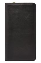Fossil Leather Zip Passport Case - Black