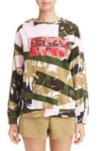 Women's Kenzo Broken Camo Print Top