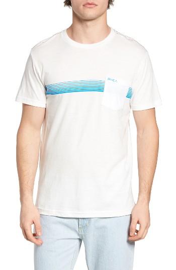 Men's Rvca Stripe Graphic T-shirt - White