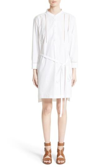 Women's Rag & Bone Walta Cotton Shirtdress - White