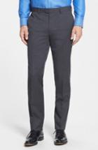 Men's Bensol Gab Trim Fit Flat Front Pants X 32 - Black