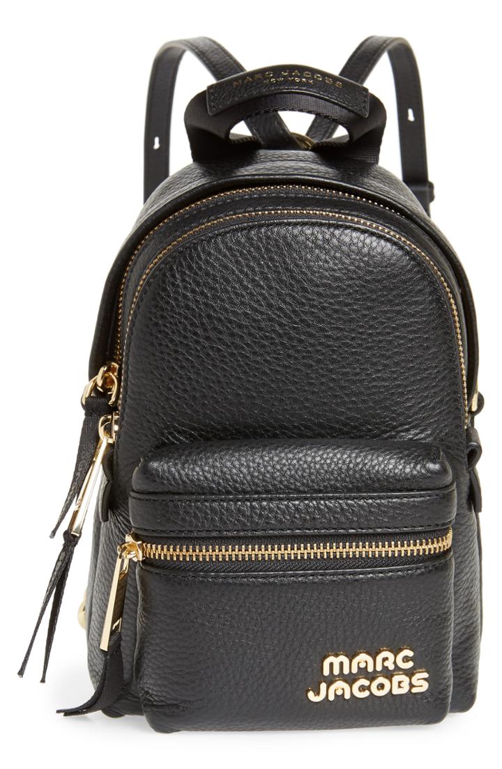 Marc Jacobs Mini Trek Leather Backpack -