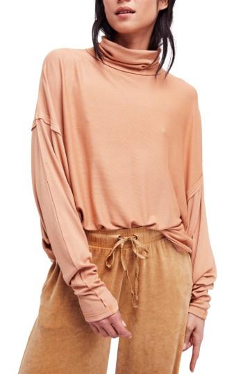 Women's Free People Alameda Turtleneck Top - Beige