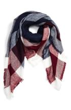 Women's Sole Society Check Blanket Scarf