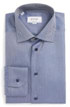 Men's Eton Contemporary Fit Chevron Dress Shirt