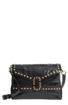 Marc Jacobs Small Studded Leather Envelope Bag - Black