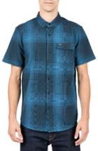 Men's Volcom Fragment Woven Shirt - Blue