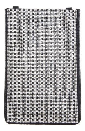 Nina Calgary Crystal Embellished Crossbody Smartphone Pouch - Black
