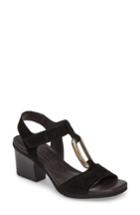 Women's Hispanitas Ursula Ringed T-strap Sandal .5us / 36eu - Black