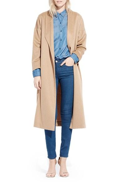Women's Ayr 'the Robe' Camel Hair Maxi Coat