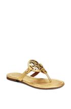 Women's Tory Burch 'miller' Flip Flop .5 M - Metallic