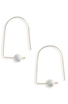 Women's Canvas Jewelry Wire Stone Earrings