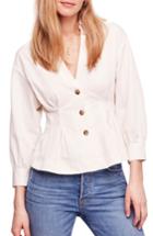 Women's Free People Night Moves Top - Ivory