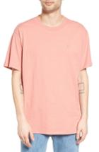 Men's Obey New Times Boxy Oversized T-shirt - Pink