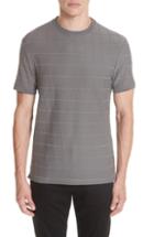 Men's Emporio Armani Stripe Stretch Crewneck T-shirt - Metallic