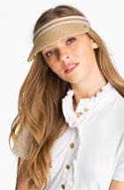 Women's Helen Kaminski 'marina' Visor - Brown