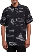 Men's Volcom More Something Woven Shirt, Size - Black
