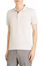 Men's Burberry Brit Oxford Abown Polo - Beige