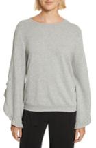 Women's A.l.c. Camden Ruffle Sleeve Top - Grey