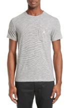 Men's Todd Snyder Micro Stripe Pocket T-shirt