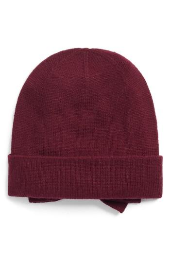 Women's Kate Spade New York Half Bow Beanie - Red